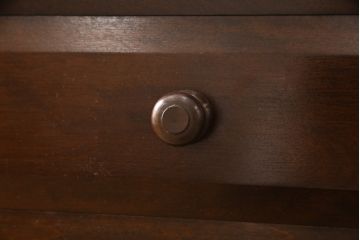 中古　美品　松本民芸家具　E-33型　落ち着きのある色味が素敵なローチェスト(ローボード、引き出し、テレビボード)(R-058500)