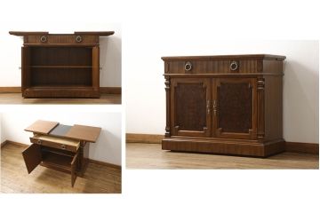 中古　美品　DREXEL HERITAGE(ドレクセルヘリテイジ)　Cameo Classics(キャメオクラシックス)　エレガントな佇まいのサーバー(定価約73万円)(サイドボード、キャビネット)(R-058519)