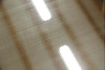 イギリスアンティーク　オーク材　クラシカルな雰囲気を醸し出すミラー(鏡)(R-058523)