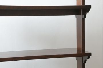 中古　美品　特注品　松本民芸家具　和モダンの空間づくりに活躍するオープンラック(本棚、飾り棚、シェルフ、陳列棚、店舗什器)(R-058529)