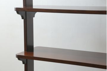 中古　美品　特注品　松本民芸家具　和モダンの空間づくりに活躍するオープンラック(本棚、飾り棚、シェルフ、陳列棚、店舗什器)(R-058529)
