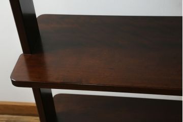 中古　美品　特注品　松本民芸家具　和モダンの空間づくりに活躍するオープンラック(本棚、飾り棚、シェルフ、陳列棚、店舗什器)(R-058529)