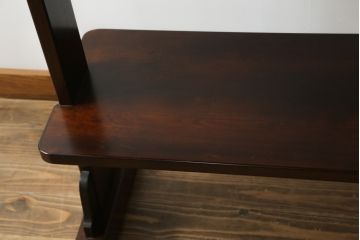 中古　美品　特注品　松本民芸家具　和モダンの空間づくりに活躍するオープンラック(本棚、飾り棚、シェルフ、陳列棚、店舗什器)(R-058529)
