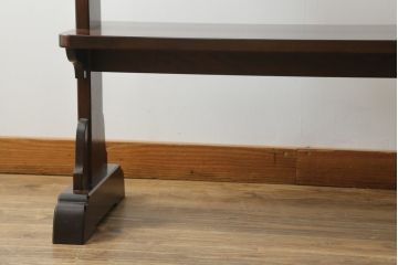 中古　美品　特注品　松本民芸家具　和モダンの空間づくりに活躍するオープンラック(本棚、飾り棚、シェルフ、陳列棚、店舗什器)(R-058529)