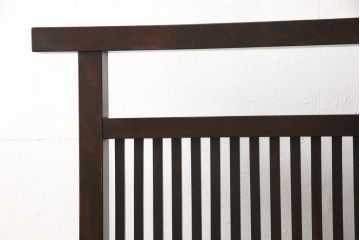 中古　美品　松本民芸家具　洗練された上品な佇まいが魅力のC型衝立(つい立て、パーテーション)(定価約14万円)(R-058531)