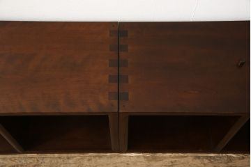 中古　美品　特注品　松本民芸家具　重ねたり並べたり、アイディア次第で使い方色々できるマス目棚(オープンラック、シェルフ、収納棚、飾り棚)(R-058532)