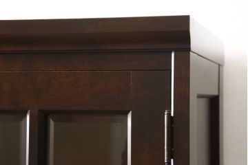 中古　美品　北海道民芸家具　HM114K　飾り棚にもおすすめ!洗練された雰囲気が魅力の本箱(ブックケース、キャビネット、飾り棚、収納棚)(定価約26万円)(R-058538)