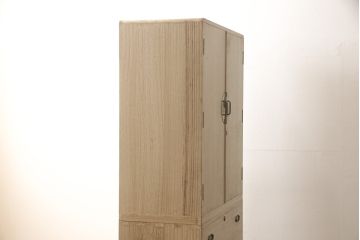 中古　国産手造り家具　御所車　上品な和を演出してくれる総桐箪笥(並厚、桐たんす、着物箪笥、和タンス、衣装箪笥、引き出し)(R-058540)