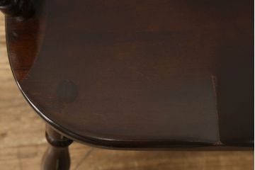 中古　美品　松本民芸家具　#91型　落ち着きのある大人カフェ風インテリアが叶うキャプテンチェア(アームチェア、板座チェア、椅子、ダイニングチェア)(R-058546)