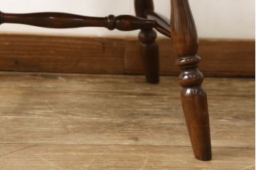 中古　美品　松本民芸家具　#91型　落ち着きのある大人カフェ風インテリアが叶うキャプテンチェア(アームチェア、板座チェア、椅子、ダイニングチェア)(R-058547)
