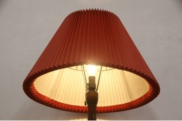 中古　美品　松本民芸家具　和紙傘が情緒溢れるA型フロアスタンド(シェード、スタンドライト、スタンド照明)(R-058550)