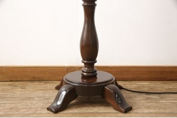 中古　美品　松本民芸家具　和紙傘が情緒溢れるA型フロアスタンド(シェード、スタンドライト、スタンド照明)(R-058550)