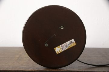 中古　美品　松本民芸家具　赤色の和紙傘が情緒溢れるA型スタンド(シェード、テーブルスタンド、卓上照明、テーブルライト)(R-058552)
