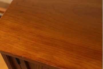 和製ビンテージ　美品　高級品　松材　職人技が光る!指物の飾り棚(茶棚、茶箪笥、収納棚、ヴィンテージ)(R-058556)