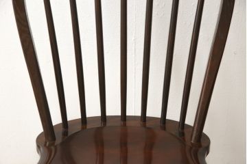 中古　美品　松本民芸家具　クラシックなデザインの#72リーチ型チェア(ダイニングチェア、椅子、板座チェア)(R-058557)