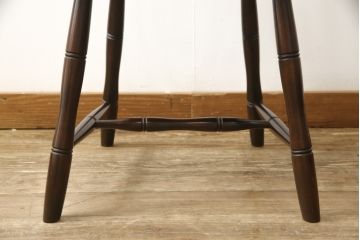 中古　美品　松本民芸家具　クラシックなデザインの#72リーチ型チェア(ダイニングチェア、椅子、板座チェア)(R-058557)
