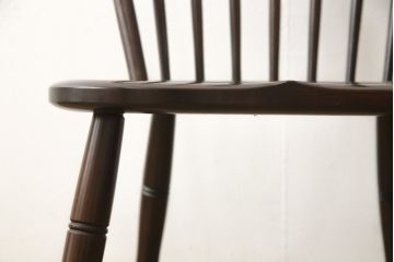 中古　美品　松本民芸家具　クラシックなデザインの#72リーチ型チェア(ダイニングチェア、椅子、板座チェア)(R-058557)