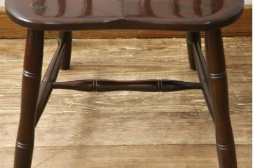 中古　美品　松本民芸家具　クラシックなデザインの#72リーチ型チェア(ダイニングチェア、椅子、板座チェア)(R-058557)
