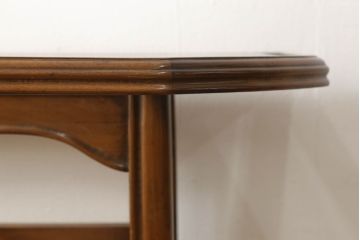 中古　美品　メデア(Medea)　イタリア高級家具　華奢なデザインがエレガントな雰囲気を醸し出すコンソールテーブル(サイドテーブル)(R-058559)