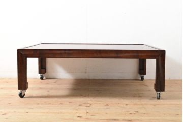 中古　美品　松本民芸家具　絶版品!上質な雰囲気を醸し出す希少なG型座卓(ローテーブル)(R-058561)