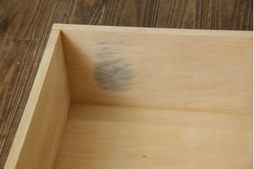 中古　松本民芸家具　高山式　ドレッシングチェスト　リメイク　直線的なデザインがシンプルモダンなサイドチェスト(サイドボード、引き出し)(R-058563)
