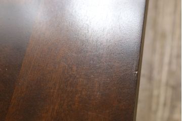 中古　北海道民芸家具　和モダンなお部屋づくりに取り入れたい折り畳み文机(座卓、ローテーブル、センターテーブル)(R-058564)