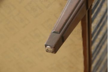 中古　美品　神戸洋家具　メープル不二屋　優雅な佇まいが魅力的な2人掛けソファ(ラウンジソファ、二人掛け、2P)(R-058566)
