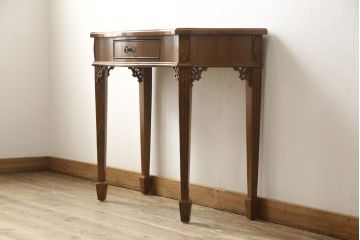 中古　美品　DREXEL HERITAGE JAPAN(ドレクセルヘリテイジジャパン)　気品あふれる佇まいが魅力的なコンソールテーブル(サイドテーブル)(R-058568)