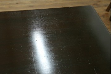 アメリカビンテージ　立派な造りのツイストレッグプレジデントデスク　(R-058570)