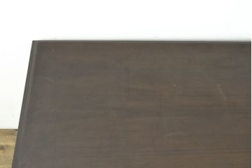 アメリカビンテージ　立派な造りのツイストレッグプレジデントデスク(両袖机、ニーホールデスク、ワークデスク、在宅ワーク用、ヴィンテージ)(R-058570)