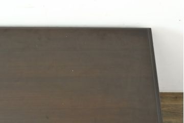 アメリカビンテージ　立派な造りのツイストレッグプレジデントデスク(両袖机、ニーホールデスク、ワークデスク、在宅ワーク用、ヴィンテージ)(R-058570)