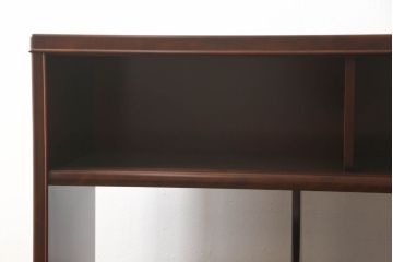 中古　美品　モリシゲ(MORISHIGE/森繁)　品のある佇まいが上質な和の空間にぴったりな、モダンな茶棚(飾り棚、茶箪笥、戸棚)(R-058573)