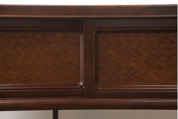 中古　美品　モリシゲ(MORISHIGE/森繁)　品のある佇まいが上質な和の空間にぴったりな、モダンな茶棚(飾り棚、茶箪笥、戸棚)(R-058573)