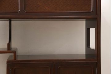 中古　美品　モリシゲ(MORISHIGE/森繁)　品のある佇まいが上質な和の空間にぴったりな、モダンな茶棚(飾り棚、茶箪笥、戸棚)(R-058573)