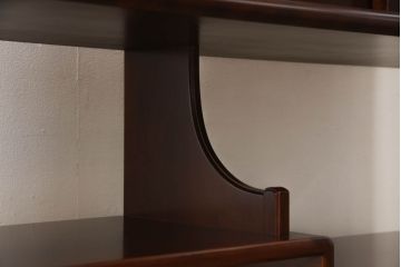 中古　美品　モリシゲ(MORISHIGE/森繁)　品のある佇まいが上質な和の空間にぴったりな、モダンな茶棚(飾り棚、茶箪笥、戸棚)(R-058573)