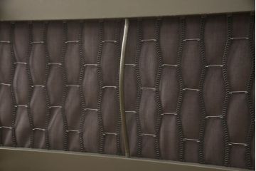 北欧ビンテージ　オーク材　デンマーク製　ハンス・J・ウェグナー　GE258　優しい色合いのグレーが素敵な機能性抜群のデイベッド(ソファベッド、3人掛けソファ、ヴィンテージ)(R-058577)