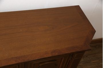 中古　美品　DREXEL HERITAGE(ドレクセルヘリテイジ)　FRANCESCA(フランチェスカ)　マホガニー　高級感あふれるクリデンザ(クレデンザ、収納棚、キャビネット、サイドボード)(定価約90万円)(R-058579)