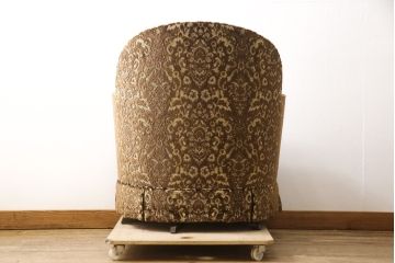 中古　美品　DREXEL HERITAGE(ドレクセルヘリテイジ)　レアなつくり　回転式の1人掛けソファ(一人掛け、アームチェア)(R-058592)