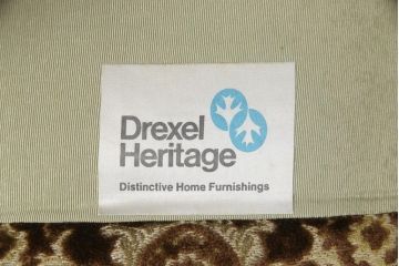 中古　美品　DREXEL HERITAGE(ドレクセルヘリテイジ)　レアなつくり　回転式の1人掛けソファ(一人掛け、アームチェア)(R-058592)