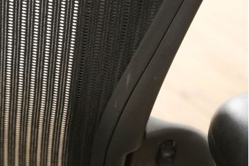 中古　Hermanmiller(ハーマンミラー社)　Bサイズ　座り心地を追求したアーロンチェア(オフィスチェア、アームチェア、ワークチェア)(R-058593)