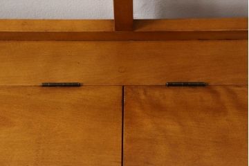 中古　美品　横浜ダニエル(daniel)　A-532　3人掛け　木の温もりを感じるベンチロングチェア(ベンチ、ダイニングチェア、板座、長椅子)(定価約45万円)(R-058600)