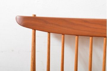和製ヴィンテージ　ジョージナカシマ　LOUNGE ARM(ラウンジアーム)　One Arm(ワンアーム、片肘)　CN103　桜製作所　モダンに洗練された左アーム付きラウンジチェア(ジョージ・ナカシマ、イス、椅子、板座チェア、ビンテージ)(R-058614)