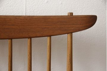 和製ヴィンテージ　ジョージナカシマ　桜製作所　LOUNGE CHAIR　CN102　モダンに洗練されたラウンジチェア(ジョージ・ナカシマ、イス、椅子、板座チェア、ビンテージ)(R-058616)