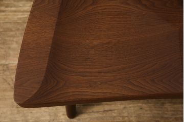 和製ヴィンテージ　ジョージナカシマ　桜製作所　LOUNGE CHAIR　CN102　モダンに洗練されたラウンジチェア(ジョージ・ナカシマ、イス、椅子、板座チェア、ビンテージ)(R-058616)