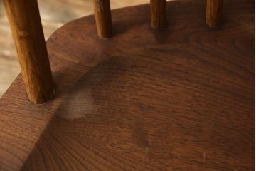 和製ヴィンテージ　ジョージナカシマ　桜製作所　LOUNGE CHAIR　CN102　モダンに洗練されたラウンジチェア(ジョージ・ナカシマ、イス、椅子、板座チェア、ビンテージ)(R-058616)