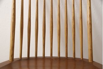 和製ヴィンテージ　ジョージナカシマ　桜製作所　LOUNGE CHAIR　CN102　モダンに洗練されたラウンジチェア(ジョージ・ナカシマ、イス、椅子、板座チェア、ビンテージ)(R-058617)