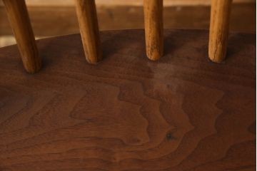 和製ヴィンテージ　ジョージナカシマ　桜製作所　LOUNGE CHAIR　CN102　モダンに洗練されたラウンジチェア(ジョージ・ナカシマ、イス、椅子、板座チェア、ビンテージ)(R-058617)