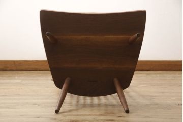 和製ヴィンテージ　ジョージナカシマ　桜製作所　LOUNGE CHAIR　CN102　モダンに洗練されたラウンジチェア(ジョージ・ナカシマ、イス、椅子、板座チェア、ビンテージ)(R-058617)
