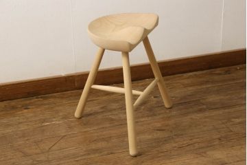 中古　美品　Werner(ワーナー)　ブナ材　疲れにくさが魅力のシューメーカーチェア(スツール、イス、椅子)(R-058619)