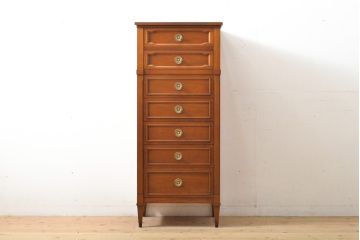 中古　DREXEL HERITAGE(ドレクセルヘリテイジ)　Triune(トライユン)　気品ある佇まいが美しいランジェリーチェスト(定価約43万円)(サイドチェスト、引き出し)(R-058621)